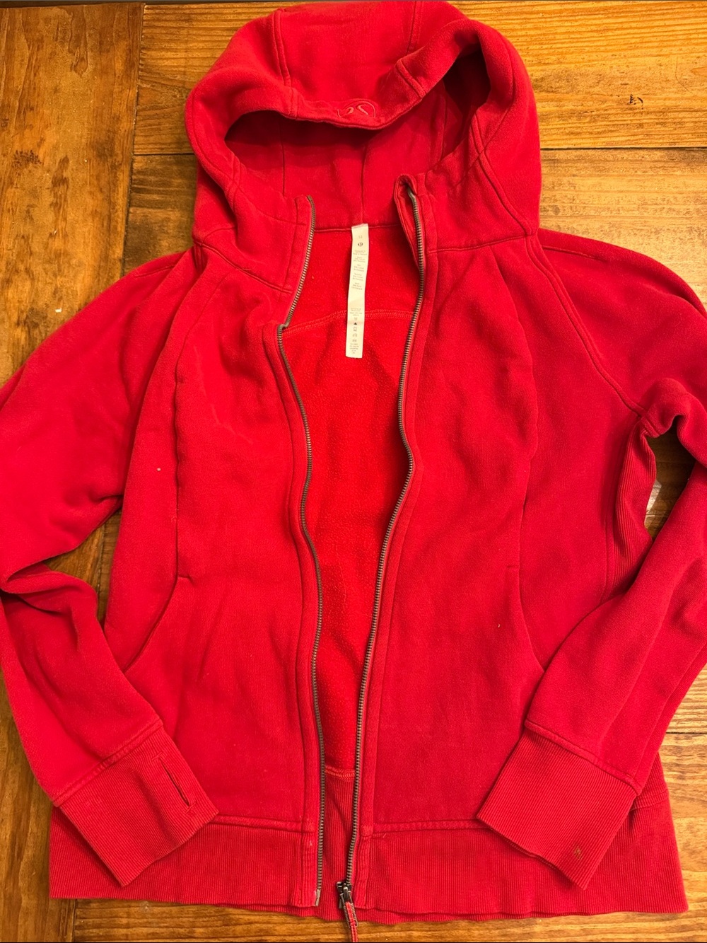 Lululemon scuba zip up sweatshirt with hood